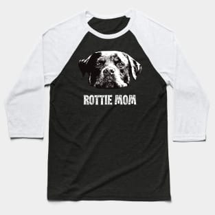 Rottie Mom Rottweiler Design Baseball T-Shirt